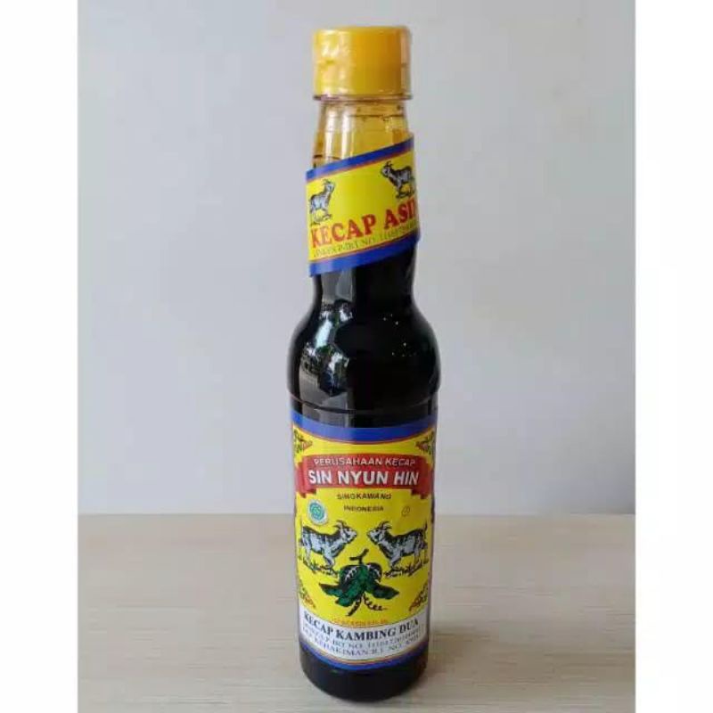 

kecap asin kambing dua ( sin nyun hin) asli Singkawang 620 ml