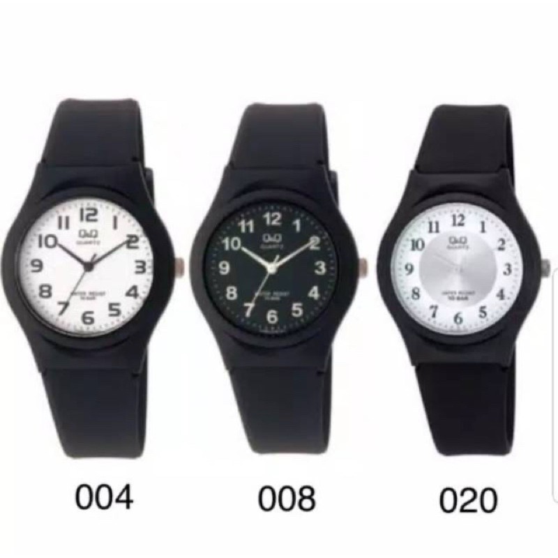 Jam tangan QnQ QQ Q&amp;Q VQ86 ORIGINAL UNISEX (variasi hitam) 4.7