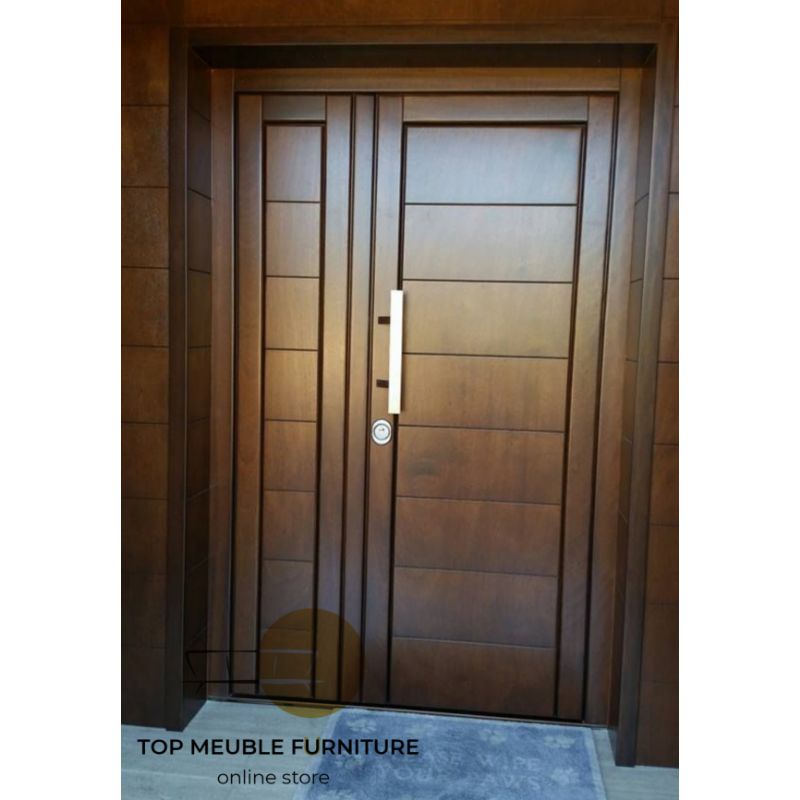 Kusen pintu depan kekinian kayu jati tpk 120 x 200