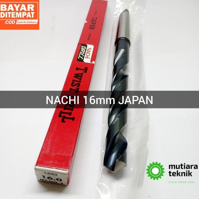Mata bor besi 16mm mt2 mata bor nachi Japan drill HSS taper shank