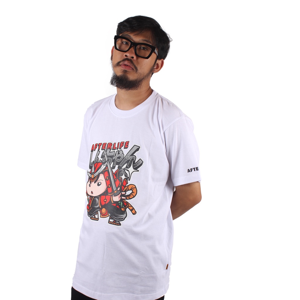 AFTERLIFE - Tshirt Shin Chan Samurai White | 21048B