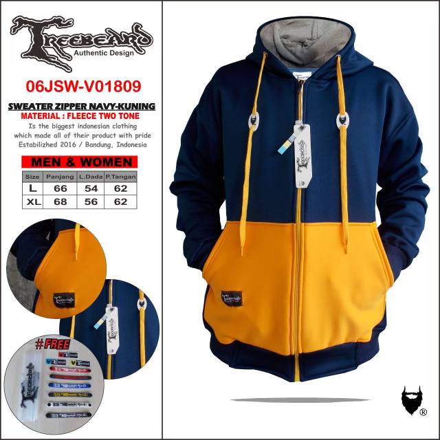 Sweater cewek cowok keren/sweater zipper soft/sweater treebears keren