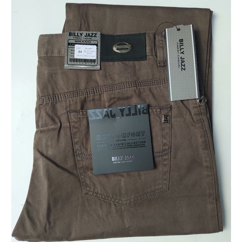 Celana Kanvas Panjang Pria chinos Standar Original Billy Jazz Kualitas Celana CARDINAL Casual Panjang