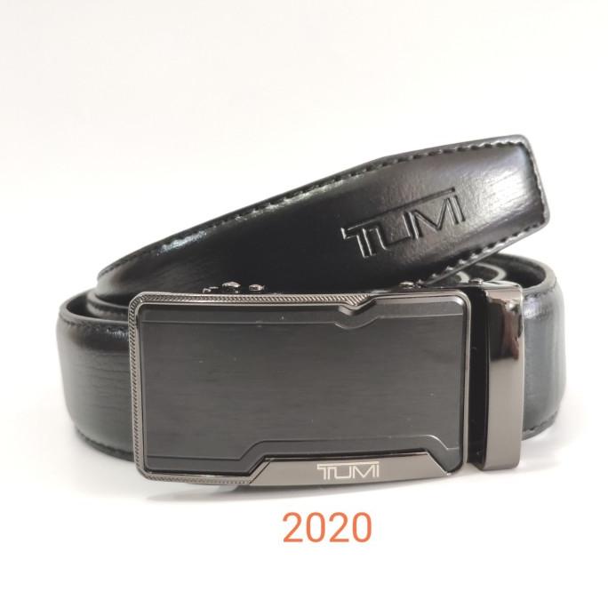 [BISA COD] sabuk kulit ikat pinggang tumi pria kulit asli