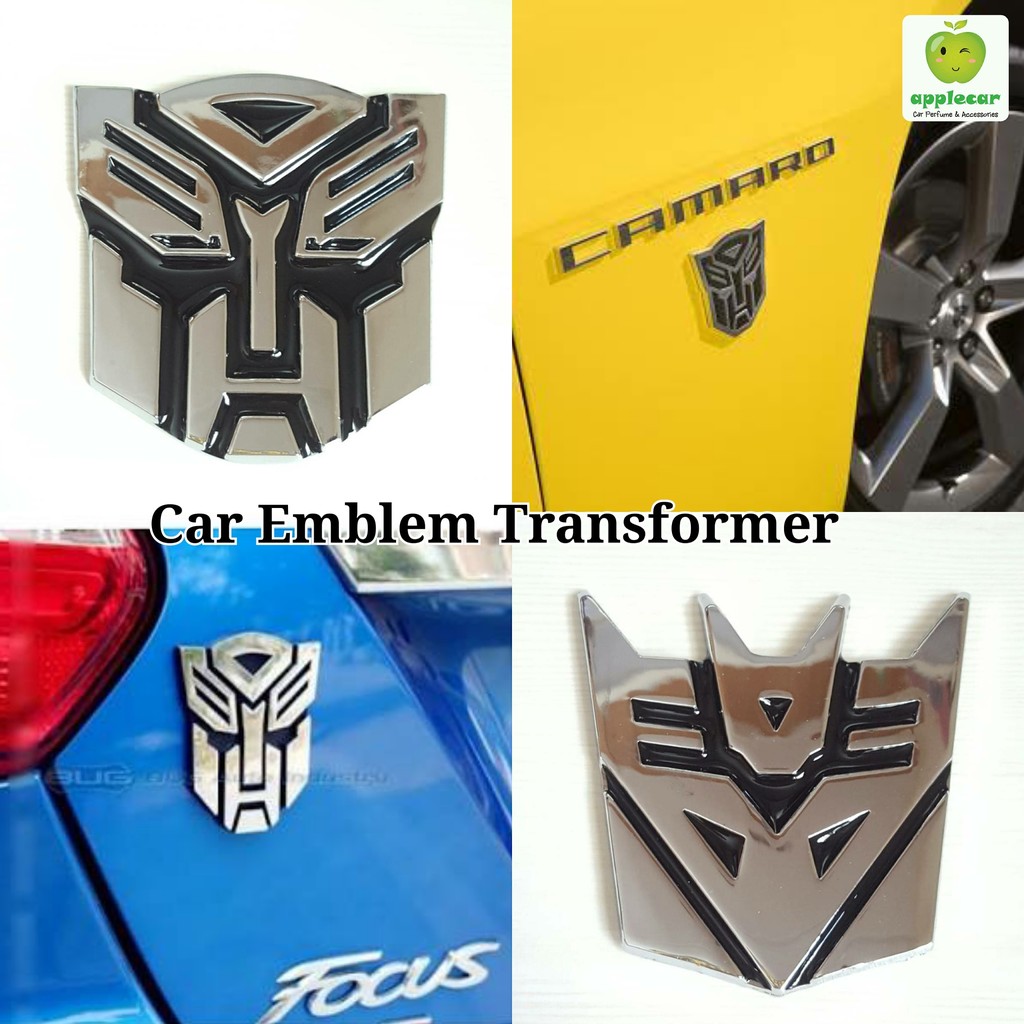 Emblem Transformer Metal Chrome