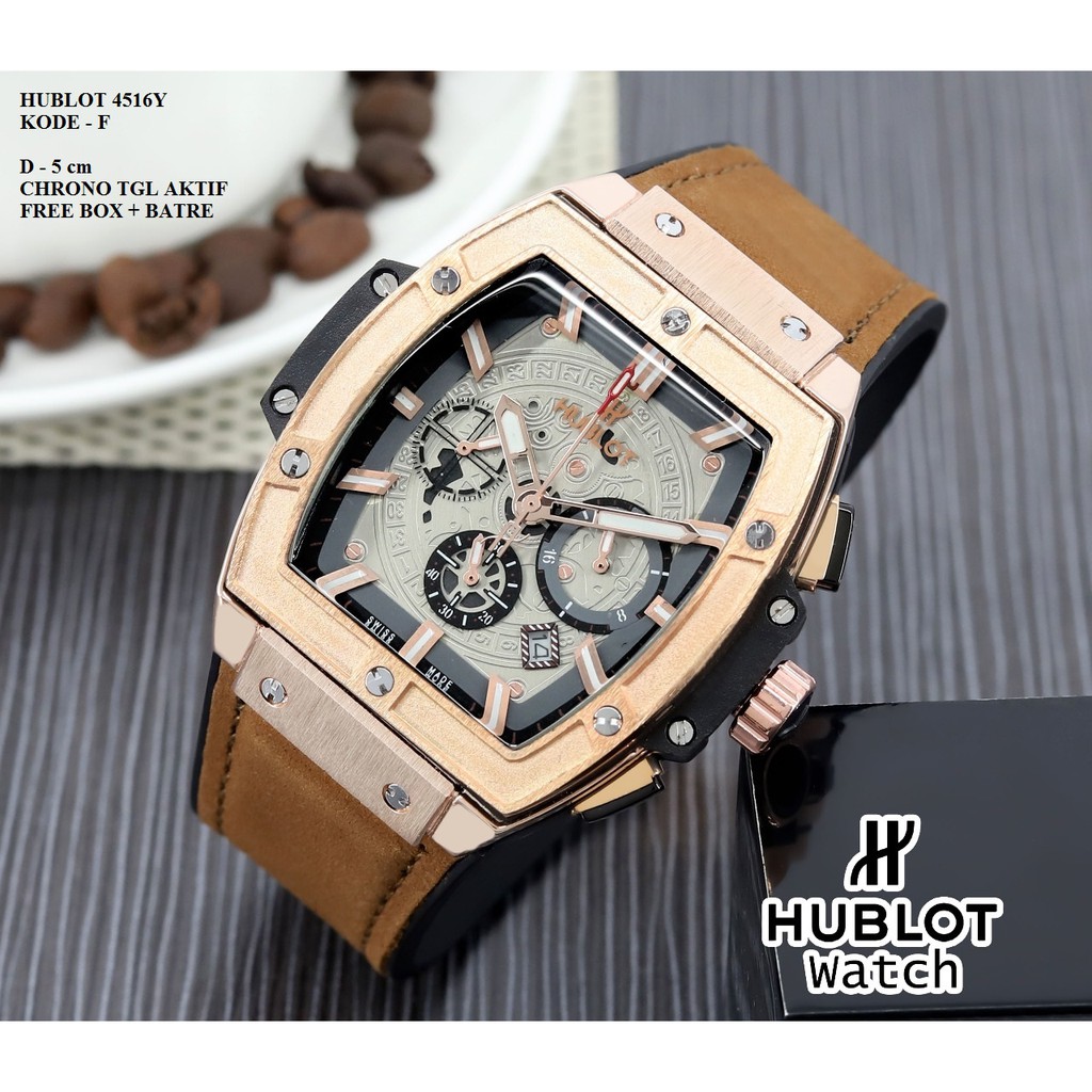 JAM TANGAN COWOK JAM TANGAN IMPORT JAM HUBLOT 4516Y