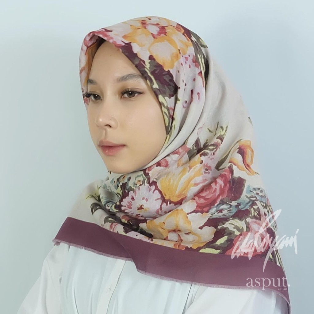 ASPUT - Shabby Kerudung Segi Empat Motif by Ida Royani