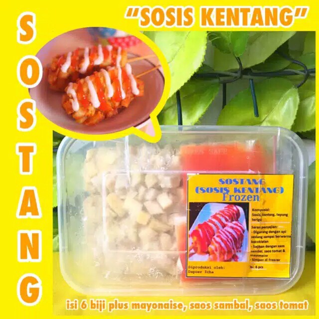 

Sosis kentang kemasan box isi 6 tusuk