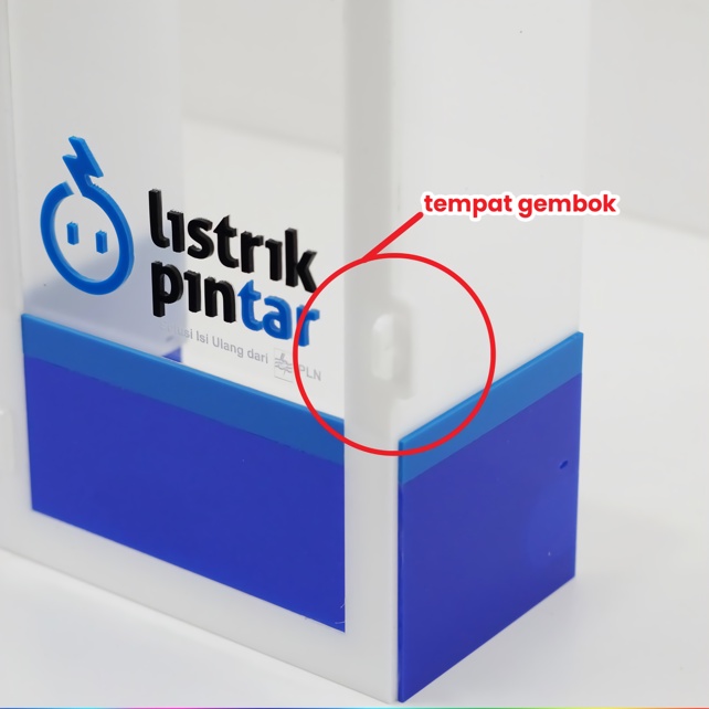 Sekar_Shop07 Box Pln Pelindung Kwh Meteran Listrik Pintar Prabayar Kecil Bahan Akrilik