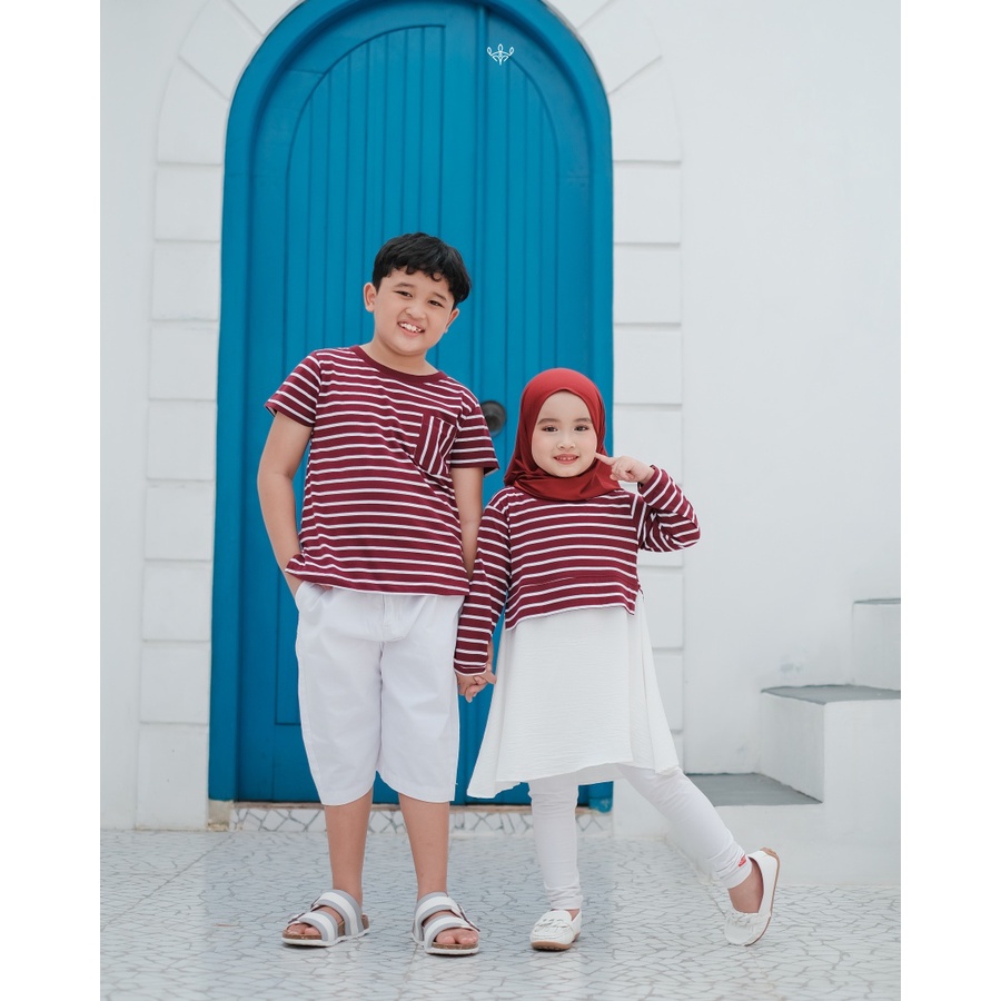 Wimi.id Milan Family Set - Maroon | Family Set | Baju Ibu Hamil &amp; Menyusui