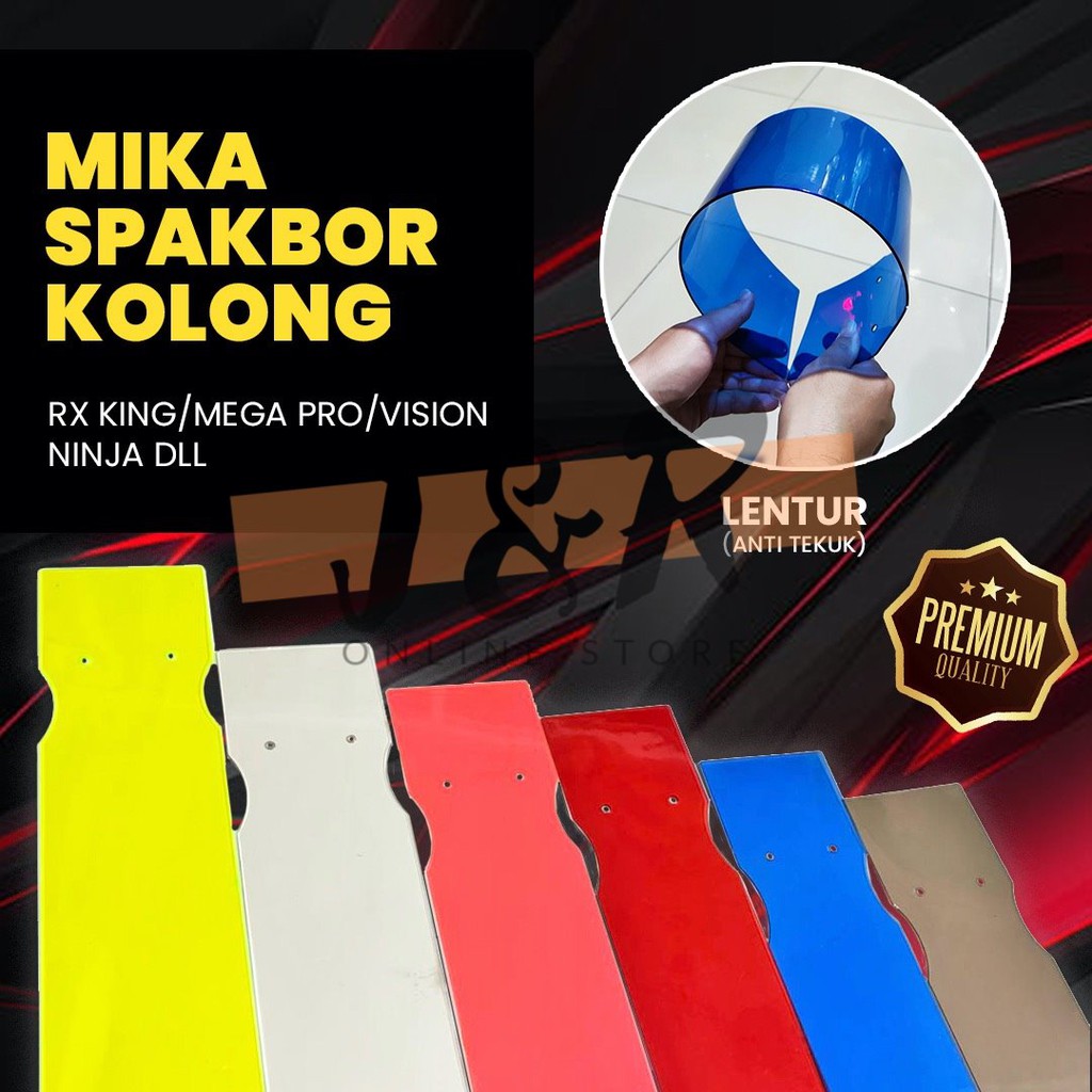 Mika Spakbor Kolong Variasi Warna RX King, Mega Pro, Vixion, Ninja