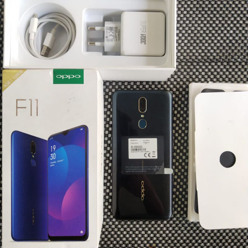OPPO F11 4/128 SECOND FULLSET ORI