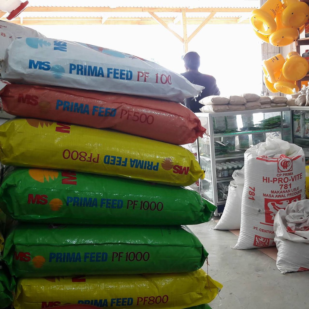 Repack 250 Gram - Aneka Pakan Udang dan Ikan MS Prima Feed PF100, PF500, PF800 dan PF1000
