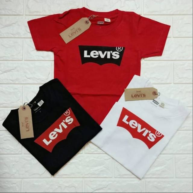 Kaos Levi's anak original || wabil collection
