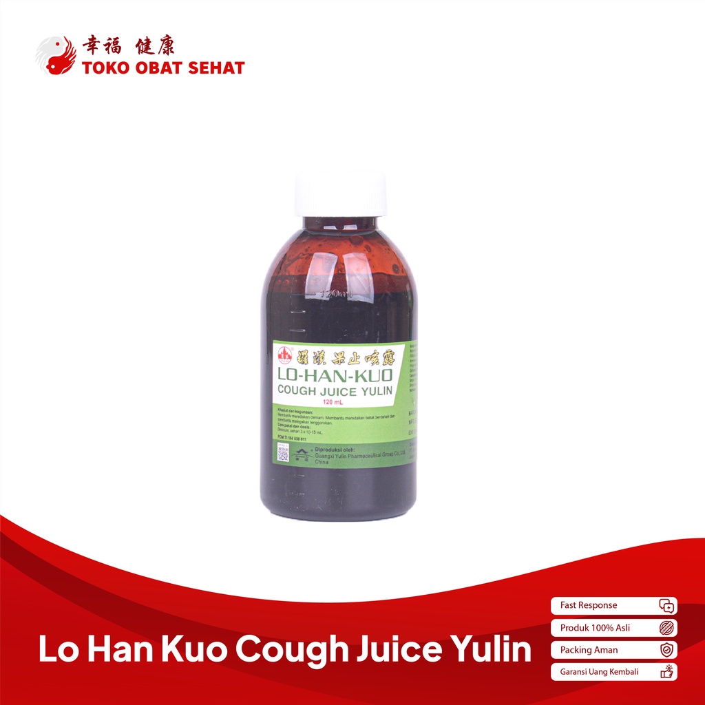 Lo Han Kuo Cough Juice obat batuk berdahak dan batuk kering herbal manjur