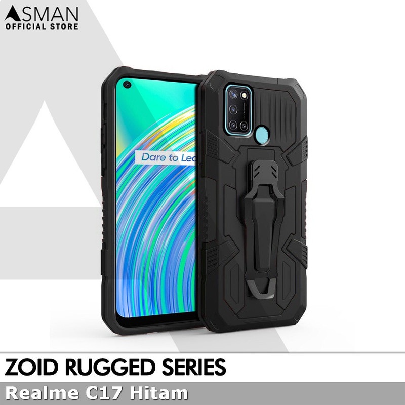 Asman Case Realme C17 Zoid Ruged Armor Premium