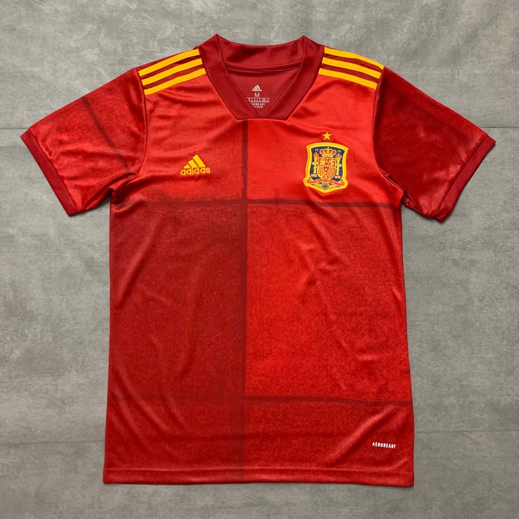 Jersey Bola Grade Ori Spanyol Home 2020 2021 - Grade Ori Import