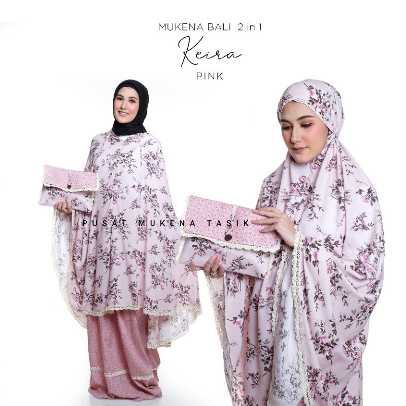 MUKENA JUMBO DEWASA 2in1 BALI RENDA KEIRA | PUSAT GROSIR COD KATUN RAYON TERMURAH TRAVELLING ADEM