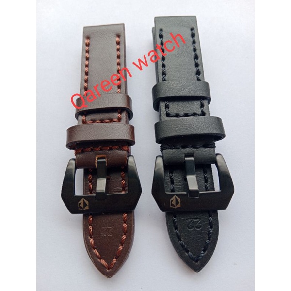 Strap Tali Kulit Jam Tangan EXPEDITION Leather Watch Strap Exp Quick Relase 22m