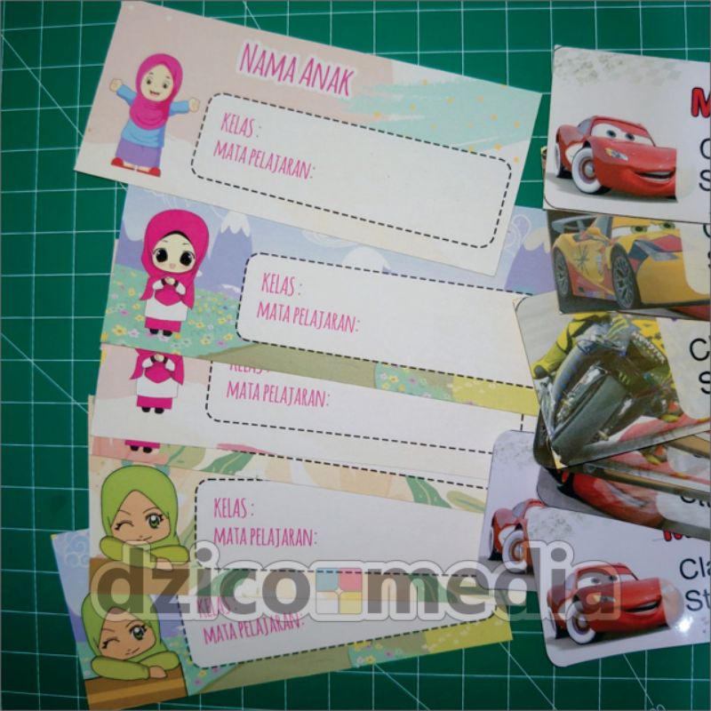 

Cetak Sticker Label Buku Mata Pelajaran