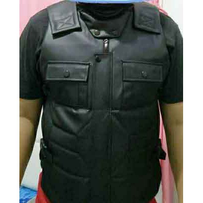 Rompi Pelindung Dada Jaket Touring Motor Anti Angin SAKATSU HITAM Cewek Cowok Pria Wanita