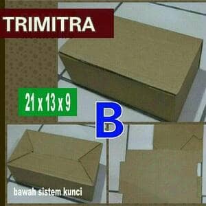 

KARDUS TYPE B COKLAT 21 X 13 X 9 CM