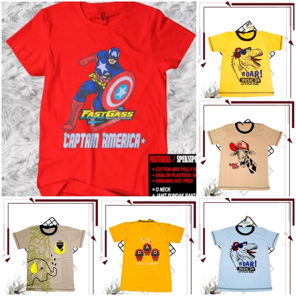 promo ...baju atasan anak murah//kaos distro anak cowok//atasan pria//atasan terbaru//kaos kanak kekinian//kaos terlaris anak cowok//kaos murah//kaos distro