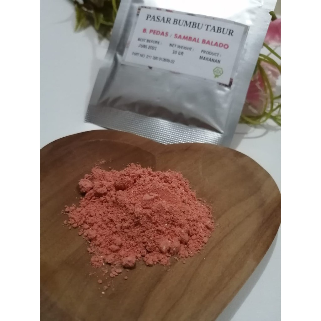 

BUMBU TABUR SAMBAL BALADO / BALADO PEDAS 100 GR BUBUK MAKANAN SERBAGUNA ENAK MURAH HALAL