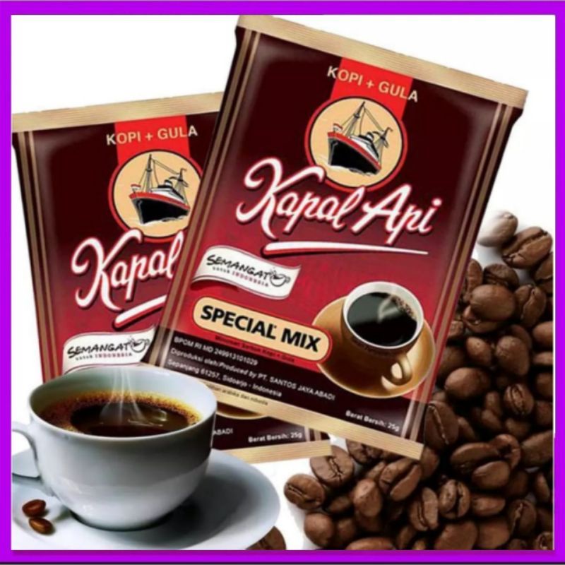 KOPI KAPAL API SPECIAL MIX (ISI 10 sachet/1 RENTENG)