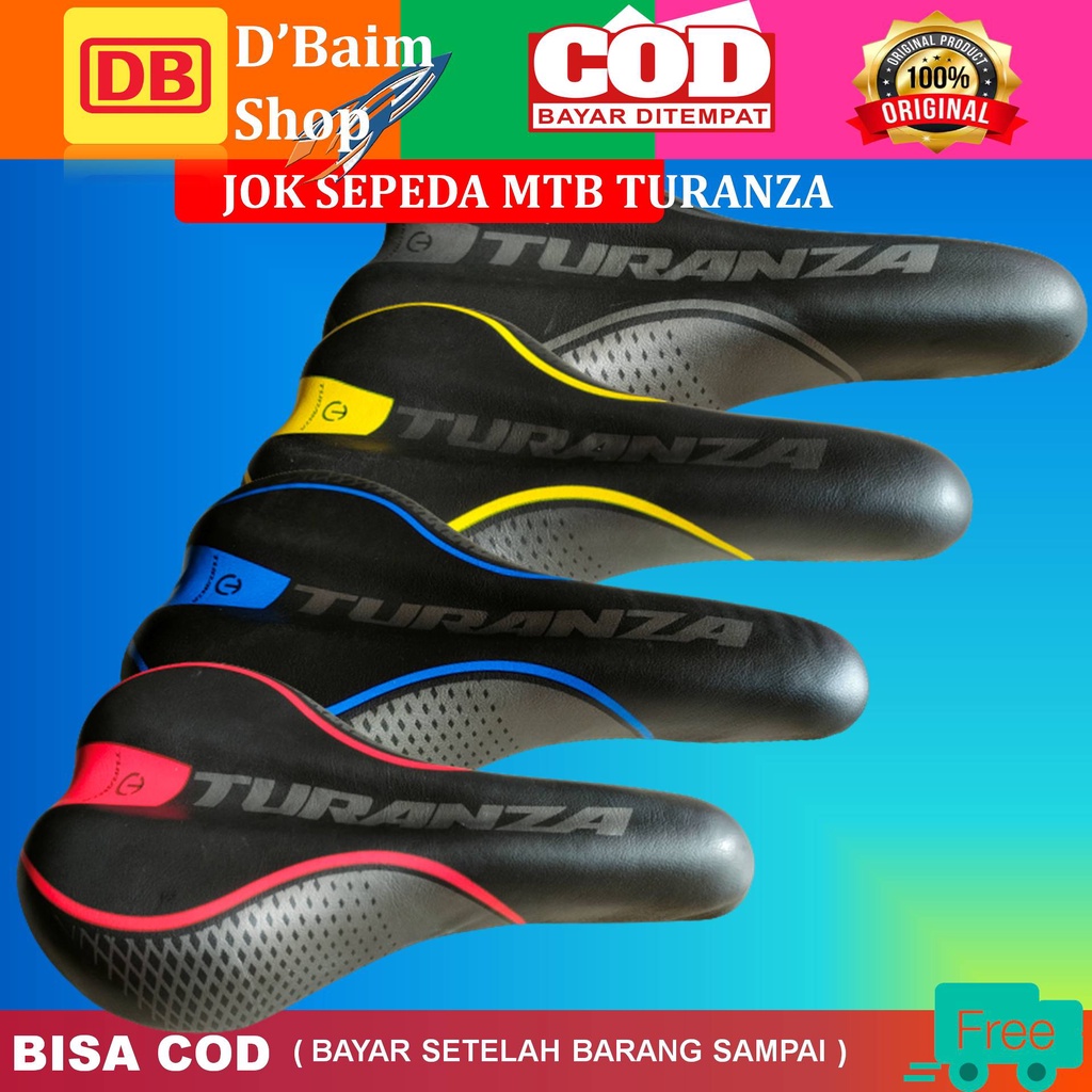 Jok Sepeda Super Murah TURANZA Sadel Sepeda BMX, MTB, FIXI Lipat