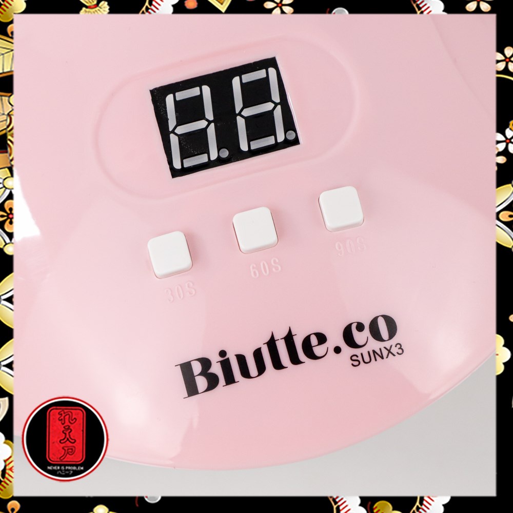 Biutte.co Pengering Kutek Kuku UV LED Nail Dryer 54 W - SUNX3 - Pink