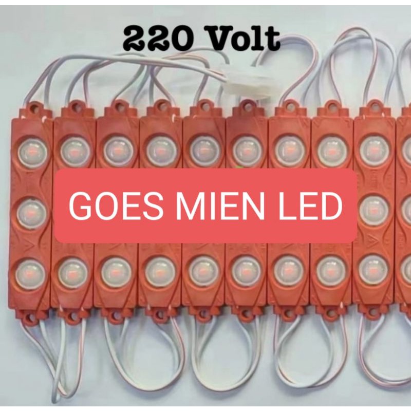 led modul 3 led 220 vac tipe 8218 langsung listrik per 20 biji