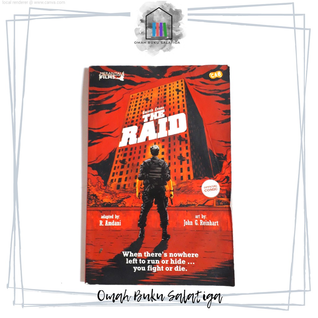 official comic KOMIK THE RAID oleh GARETH EVANS