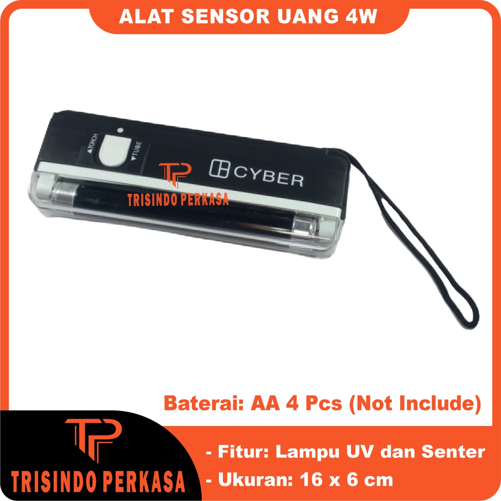 Lampu Money Detector / Sensor Uang / Alat Deteksi Uang Palsu DL-01 Ultraviolet Mini Portable