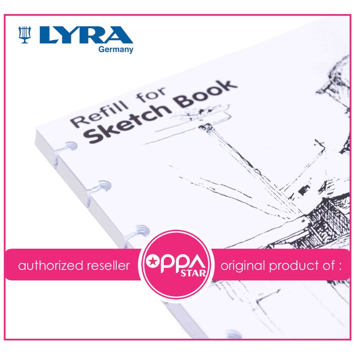 

Sketsagambar- Lyra Sketch Book A4 Buku Sketsa A4 30 Lembar - Refill -Buku-Gambar-Sketsa.