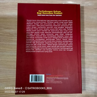 Jual PERLINDUNGAN HUKUM BAGI KONSUMEN PEMBELI RUMAH SUSUN. Prof. Dr