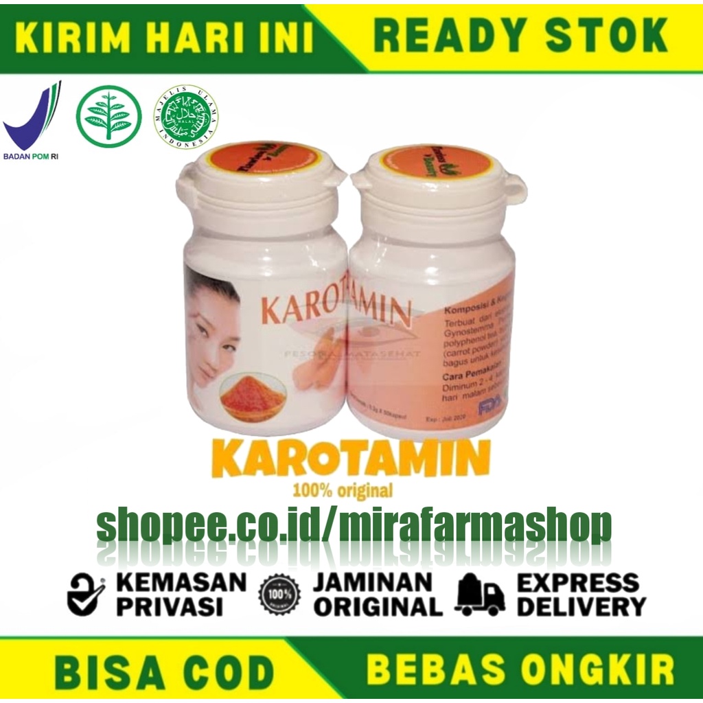 KAROTAMIN ORIGINAL OBAT MATA MINUS SEHAT - KESEHATAN MATA 100% ASLI HERBAL - Eyelab - Super Lutein M