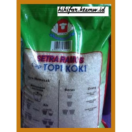 

ANEKA-BERAS- BERAS TOPI KOKI 5KG -BERAS-SEHAT.