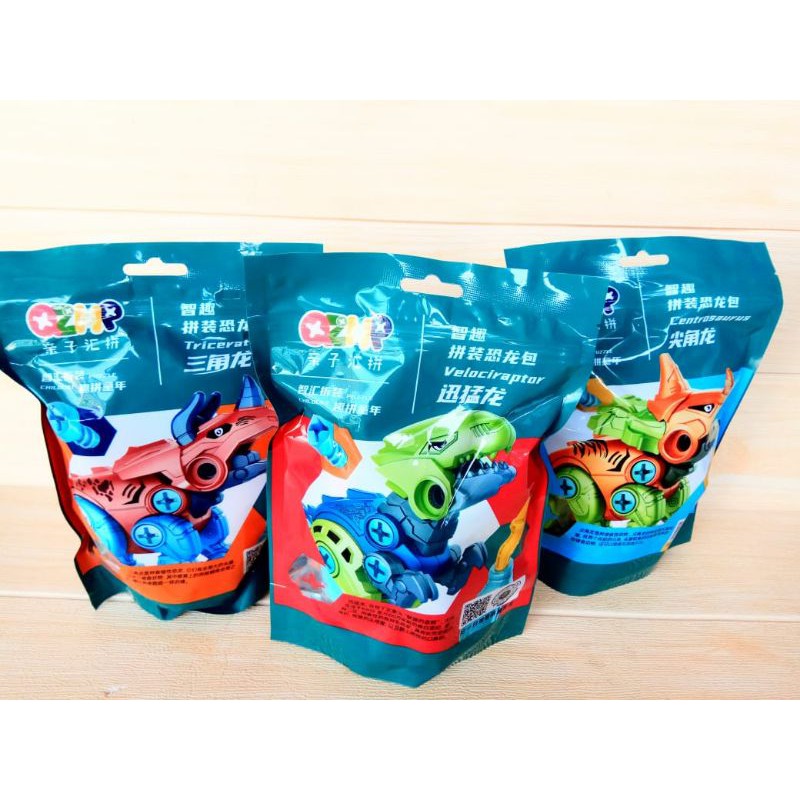 Mainan DIY Dino/ Bongkar pasang dino