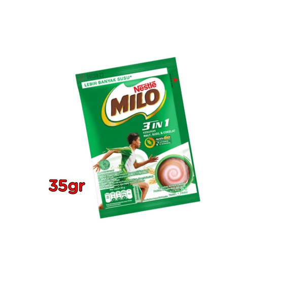 

Milo Minuman Serbuk Cokelat Activ-Go 3in1 Sachet Renceng 35gr