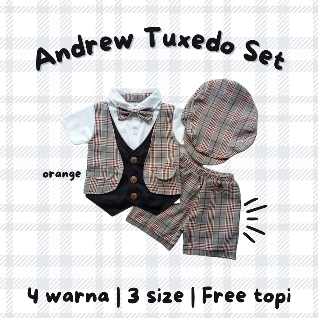 GROSIR ANDREW TUXEDO SET