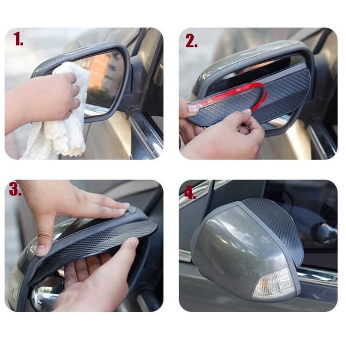 Talang Spion Anti Hujan / Spion Protector / Pelindung Kaca Spion