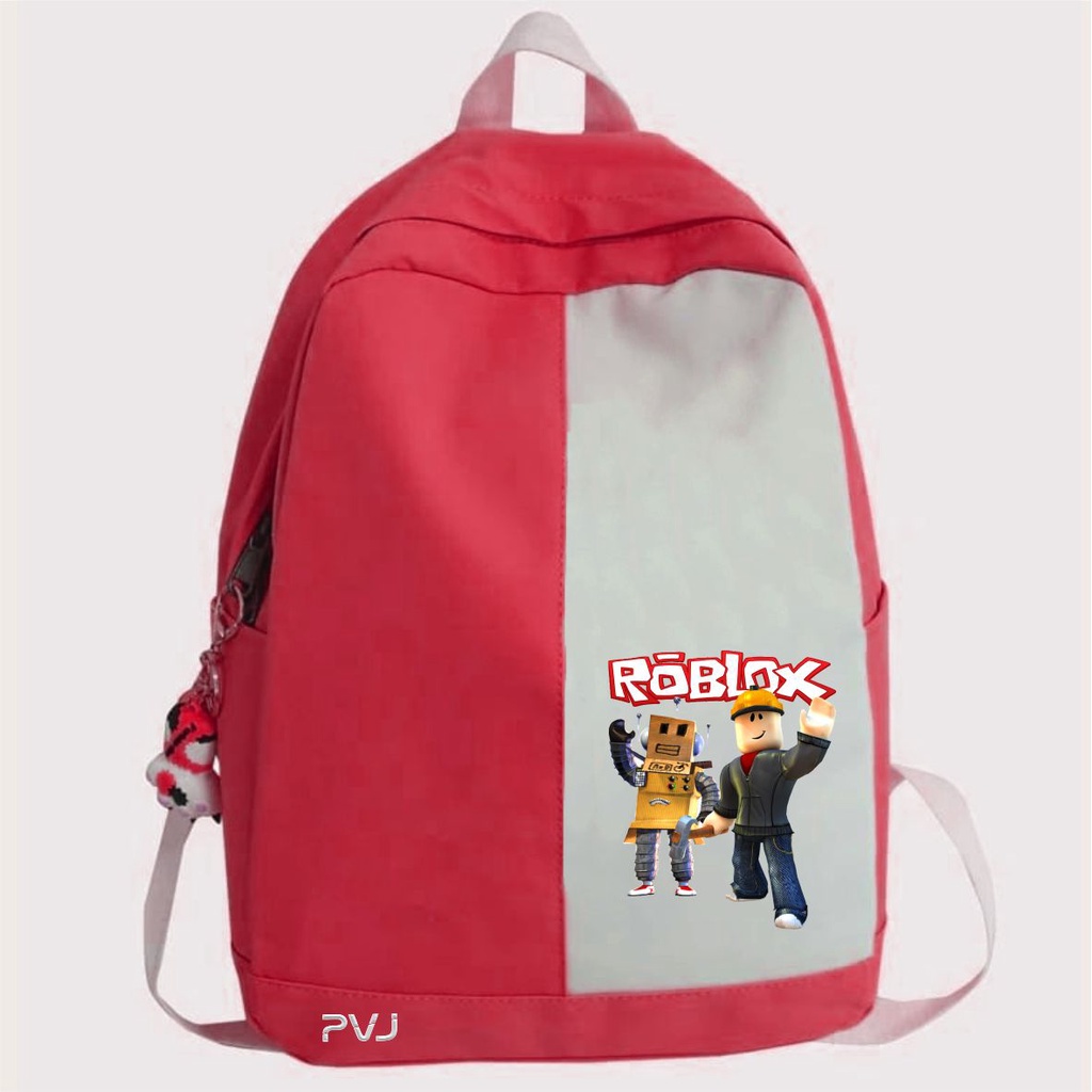 PVJ Tas Anak Sekolah SD Ransel Karakter game Roblox Laki Laki dan Perempuan