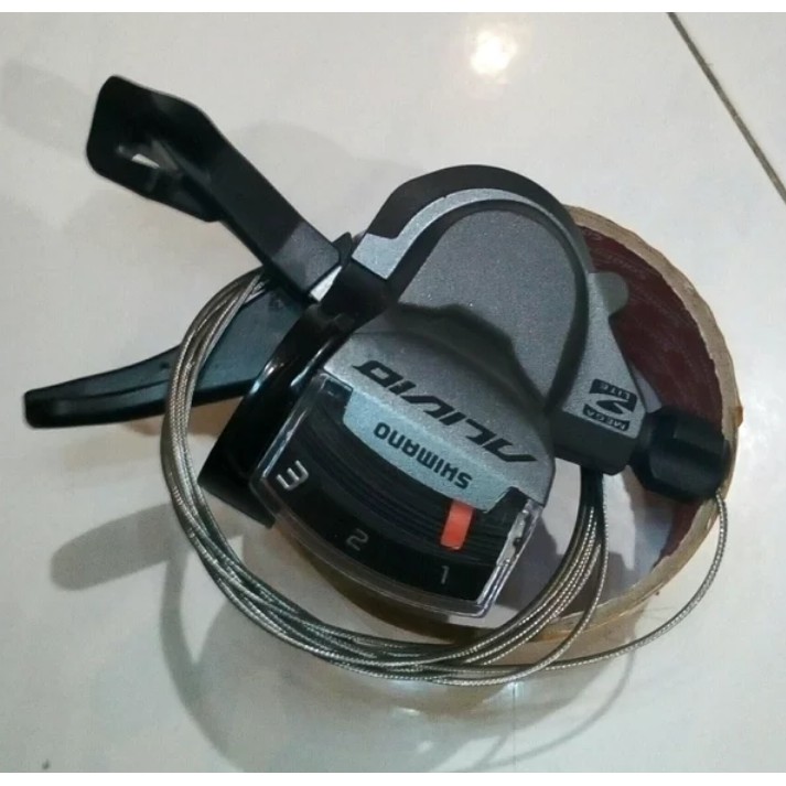 shifter shimano alivio m 4000 3 speed kiri