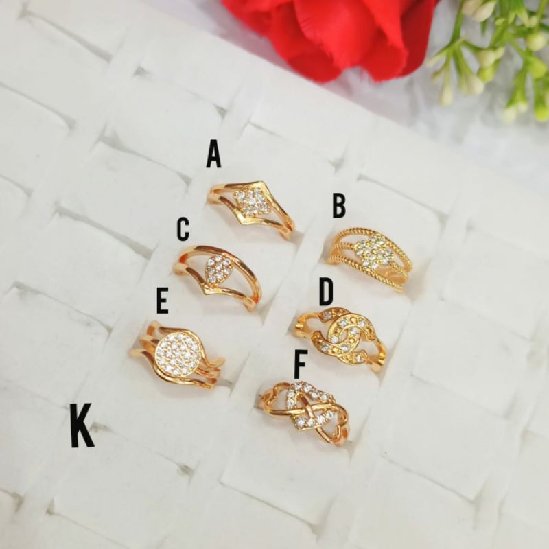 Fourfashion Cincin Anak Xuping Lapis Emas PD113