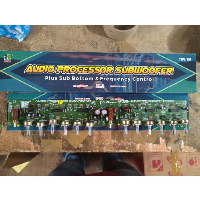 Kit audio processor subwoofer