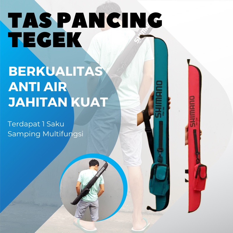 Tas Joran Tegeg - Tas Pancingan Tegek - Tas Joran Pancing Tegek - Hitam, Tegek