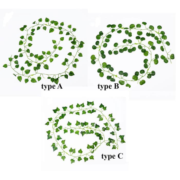 daun rambat sintetis / tanaman rambat / tanaman artificial - type A