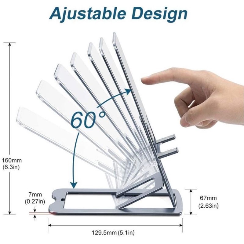 Phone Holder Tempat Dudukan HP Lipat Dekstop Replacement PhoneStand