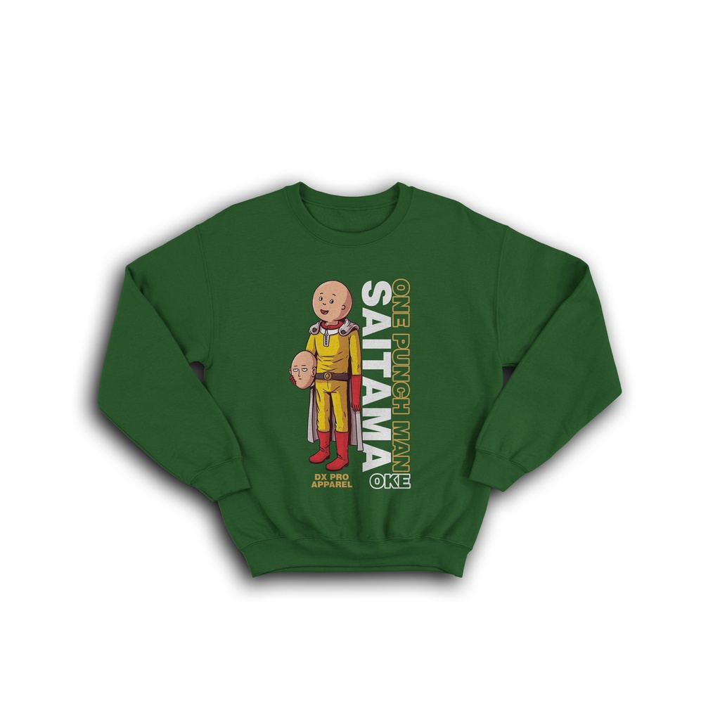 SWEATER CREWNECK TWO FACE SAITAMA OPM